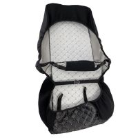 Ημικαλύμματα Μπροστινών Καθισμάτων Royal Δερματίνη Μαύρα 4 Τεμάχια