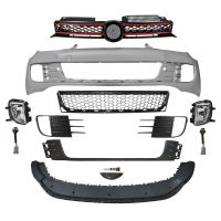 Μπροστινός Προφυλακτήρας Για VW Golf VI (6) 08-12 GTI Look Σετ Με Μάσκα Και Προβολείς