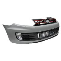 Μπροστινός Προφυλακτήρας Για VW Golf VI (6) 08-12 GTI Look Σετ Με Μάσκα Και Προβολείς