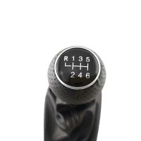 Πόμολο Λεβιέ Ταχυτήτων Με Φυσούνα Μαρκέ Μαύρο Για Audi A4 B6/B7 Με 6 Ταχύτητες GK0203