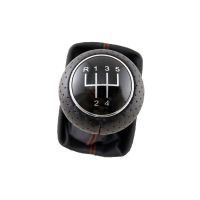 Πόμολο Λεβιέ Ταχυτήτων Με Φυσούνα Μαρκέ Μαύρο Για Audi A3 8L  Με 5 Ταχύτητες GK0241