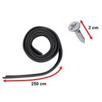 Μπροστινό Spoiler Universal Samurai Lip Safe & Style 2500mm Carbon 1 Τεμάχιο