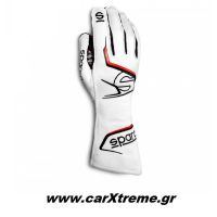 Sparco Arrow Αγωνιστικά Γάντια Λευκό / Κόκκινο 001314