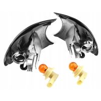 Μπροστινά Φλας Για Bmw 3 E46 Coupe/Cabrio 99-01 Κουμπωτά Smoke 2 Τεμάχια Depo