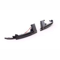 Φλας Καθρέπτη Για Audi A3 8P 08-10 / A4 A5 07-09 / A6 C6 08-10 / A8 07-10 / Q3 07-17 Dynamic Led Canbus Μαύρο/Φιμέ 2 Τεμάχια