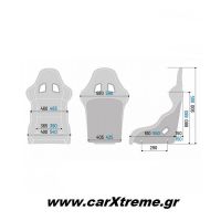 Sparco EVO QRT Αγωνιστικό Κάθισμα Αυτοκινήτου 008007RNR