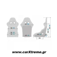 Sparco EVO QRT Αγωνιστικό Κάθισμα Αυτοκινήτου 008007RNR