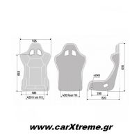 Sparco GRID Q SKY Αγωνιστικό Κάθισμα Αυτοκινήτου 008009RNRSKY