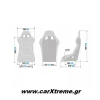 Sparco EVO L QRT Αγωνιστικό Κάθισμα Αυτοκινήτου 008013RNR