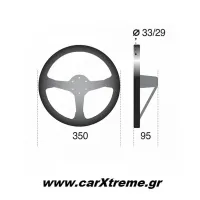 Sparco Τιμόνι Αυτοκινήτου R325 015R325CSN
