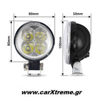 Προβολάκι LED SPOT EPISTAR Φ80mm