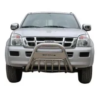 Isuzu D-Max '03>'07-  Εμπρόσθιος προφυλακτήρας ανοξείδωτος