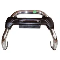 Isuzu D-Max '03>'07- Προφυλακτήρας ανοξείδωτος & μαξιλάρι