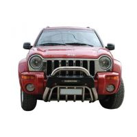 Jeep Cherokee '02>'07 - Εμπρόσθιος προφυλακτήρας 106 Inox