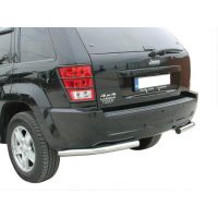 Jeep Grand Cherokee '06> - Οπίσθιος προφυλακτήρας 410 Inox