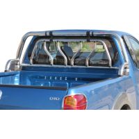 MITSUBISHI L200 '06> - Roll bar 406 Inox& 0952 Inox