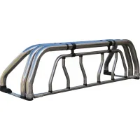 MITSUBISHI L200 '06> - Roll bar 408 Inox- 0952 Inox