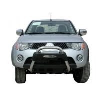 MITSUBISHI L200 '06> Εμπρόσθιος προφυλακτήρας 106 Inox