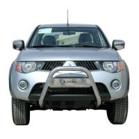 MITSUBISHI L200 '06> Εμπρόσθιος προφυλακτήρας 107 Inox