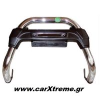 NISSAN D22-NP300- Εμπρόσθιος προφυλακτήρας 106 Inox