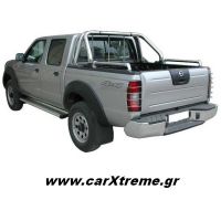 NISSAN D22-NP300-  Roll bar 407 Inox