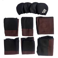 Καλύμματα Καθισμάτων Υφασμάτινα Prime Full Μαύρο-Κόκκινο Σετ Εμπρός-Πίσω 10 Τεμάχια 11635