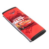 Μαξιλαράκι Ζώνης Ασφαλείας Cars ''Lightning Fast''  Βελούδινο Κόκκινο 1 Τεμάχιο