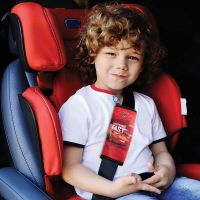 Μαξιλαράκι Ζώνης Ασφαλείας Cars ''Lightning Fast''  Βελούδινο Κόκκινο 1 Τεμάχιο