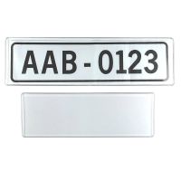 Κάλυμμα Πινακίδας Παλαιού Τύπου Πλαστικό Διάφανα 2 Τεμάχια