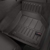 Πατάκια Σκαφάκια 3D Proline Series Από Λάστιχο TPE Για VW Golf 7 VII/T-Roc 18+/Leon 5F 12-19 Frogum 4 Τεμάχια Μαύρα