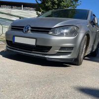 Μπροστινό Spoiler Για VW Golf VII (7) 12-17 Standard Έκδοση Μαύρο Χρώμα Από Abs Πλαστικό 3 Τεμάχια
