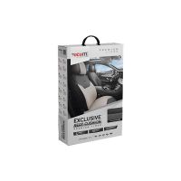 Ημικάλυμμα Αυτοκινήτου Otom "Exclusive" Από Λινό Ύφασμα Με Δερματίνη Μαύρο EXLN-101 1 Τεμάχιο