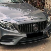 Μάσκα Για Mercedes-Benz E-Class W213 16-19 GT Amg Panamericana Look Μαύρο Γυαλιστερό 1 Τεμάχιο