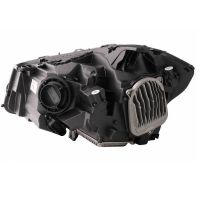 Μπροστινά Φανάρια Set Για Mercedes-Benz A-Class W176 12-18 Xenon Upgrade Σε Facelift Look Μαύρα Full Led DRL Με Μοτέρ