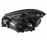 Μπροστινά Φανάρια Set Για Mercedes-Benz A-Class W176 12-18 Xenon Upgrade Σε Facelift Look Μαύρα Full Led DRL Με Μοτέρ