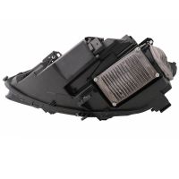 Μπροστινά Φανάρια Set Για Mercedes-Benz A-Class W176 12-18 Xenon Upgrade Σε Facelift Look Μαύρα Full Led DRL Με Μοτέρ