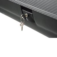 Μπαγκαζιέρα Οροφής Αυτοκινήτου Artplast 480lt Carbon Με Διπλό Άνοιγμα