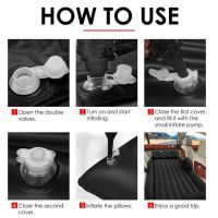 Φουσκωτό στρώμα αυτοκινήτου με ηλεκτρική τρόμπα