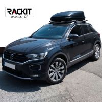 Μπαγκαζιέρα Οροφής Αυτοκινήτου Rackit Move 580lt Μαύρη Με Μονό Άνοιγμα
