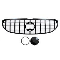 Μάσκα Για Smart ForTwo C453 A453 (2014-2019) GT Amg Panamericana Look Γυαλιστερή Μαύρη 1 Τεμάχιο