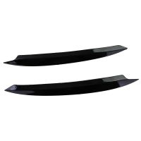 Φρυδάκια Μπροστινών Φαναριών Για VW Golf 7 12-21 Evil Eye Μαύρο Γυαλιστερό 2 Τεμάχια