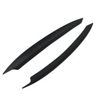 Φρυδάκια Μπροστινών Φαναριών Για VW Golf 7 12-21 Evil Eye Μαύρο Γυαλιστερό 2 Τεμάχια