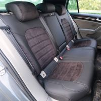 Καλύμματα Αυτοκινήτου Otom Custom Fit Για VW Golf VII (7) 12-20 Sued / Rachel / Δερματίνη Σετ Εμπρός / Πίσω 14 Τεμαχίων Μαύρο 56052_ΚV_LD