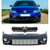 Μπροστινός Προφυλακτήρας Για VW Golf VII (7.5) 17-20 Facelift R-Look Με Μάσκα