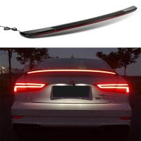 Αεροτομή Πορτ Παγκάζ Για Audi A3 8VS Sedan 12-20 GT Look Με Dynamic Led Flash/Stop Μαύρο Γυαλιστερό Από Abs Πλαστικό