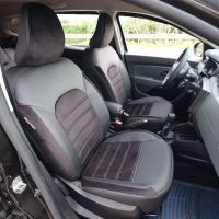 Καλύμματα Αυτοκινήτου Otom Custom Fit Για Dacia Duster 2018-2021 Sued / Rachel / Δερματίνη Σετ Εμπρός / Πίσω 15 Τεμαχίων Μαύρο 34015_ONKY_LD