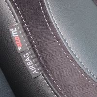 Καλύμματα Αυτοκινήτου Otom Custom Fit Για Nissan Qashqai J11 2014-2021 Sued / Rachel / Δερματίνη Σετ Εμπρός / Πίσω 15 Τεμαχίων Μαύρο-Γκρι 47014_ΚV_LD