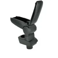 Κονσόλα Χειροφρένου Τεμπέλης  "Oem" Design Για Ford Fiesta 2009-2017 Δερματίνη Μαύρο Χρώμα