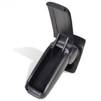 Κονσόλα Χειροφρένου Τεμπέλης  "Oem" Design Για Ford Fiesta 2009-2017 Δερματίνη Μαύρο Χρώμα