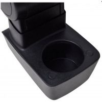 Κονσόλα Χειροφρένου Τεμπέλης  "Oem" Design Για Ford Fiesta 2009-2017 Δερματίνη Μαύρο Χρώμα